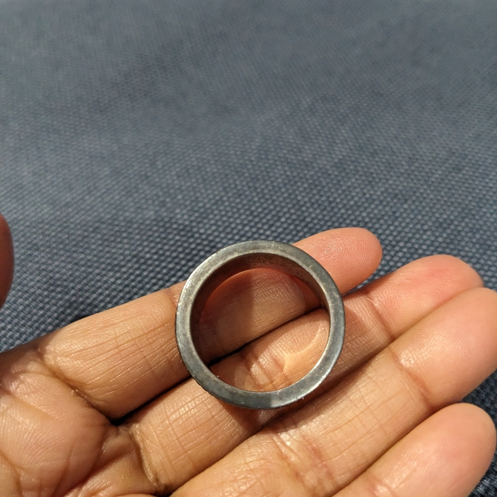 Authentic Tiffany Coin Ridge Ring - Picture 2 of 5